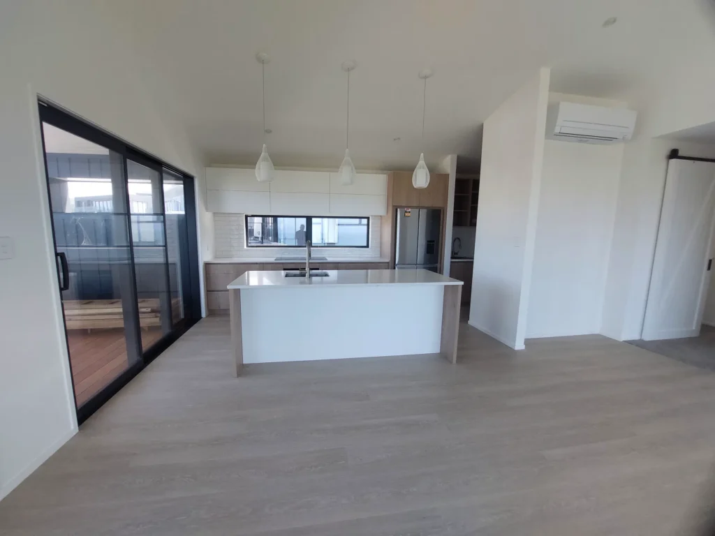 Kitchen in the Langs Beach home, photographed by Google reviewer G M C